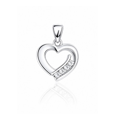 Сребърен медальон Shiny Heart Сребърен медальон Shiny Heart