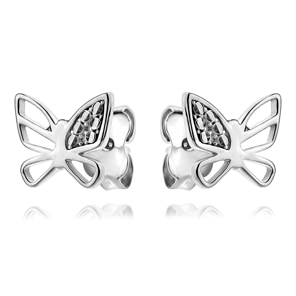 Сребърни обеци Butterfly Сребърни обеци Butterfly