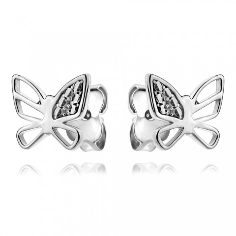 Сребърни обеци Butterfly Сребърни обеци Butterfly