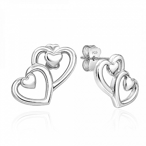 Сребърно колие Pure Hearts Сребърно колие Pure Hearts