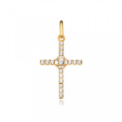 Златен медальон кръст Maxen