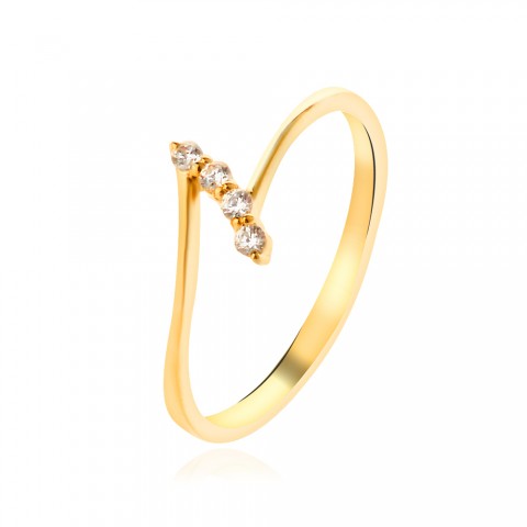 Златен пръстен Velina