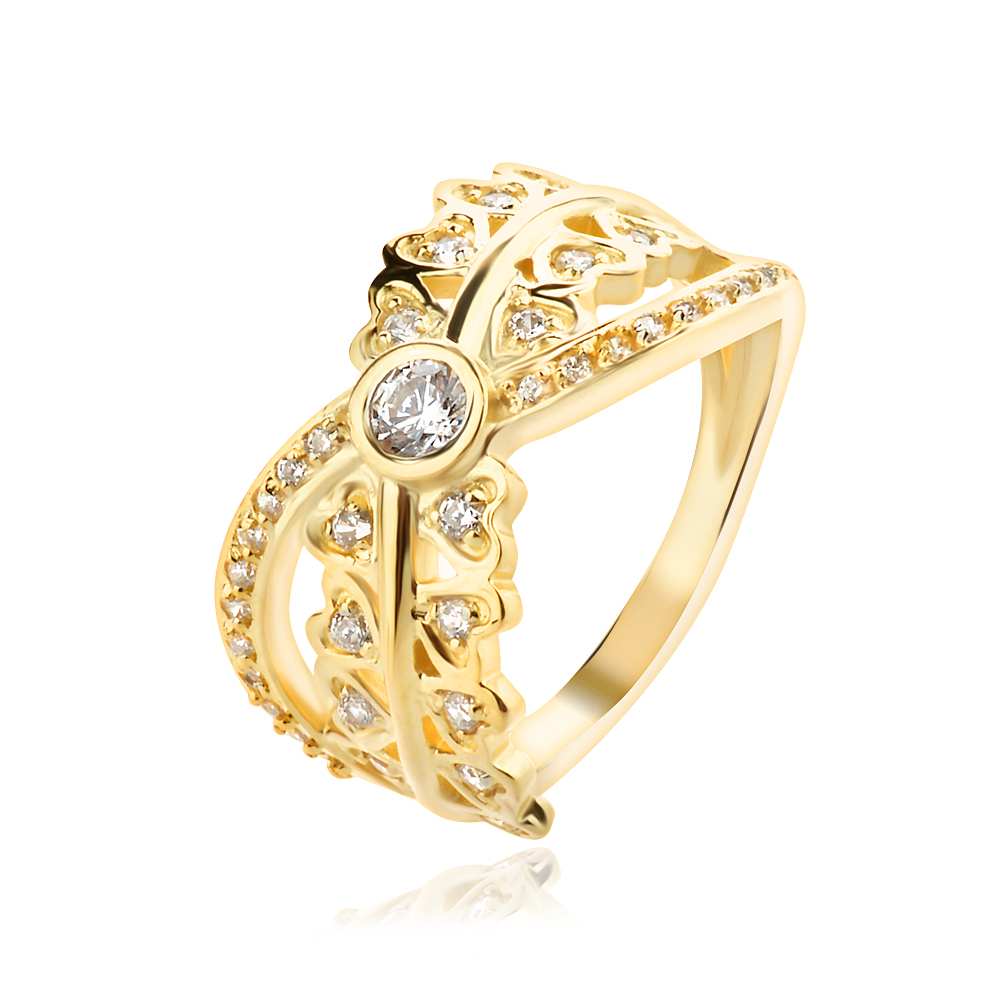 Златен пръстен D11716