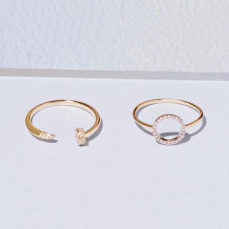 Златен пръстен D10601