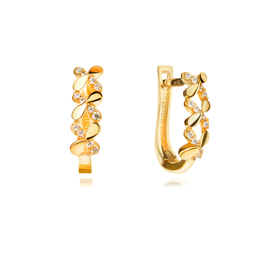 Златни обеци Florisa