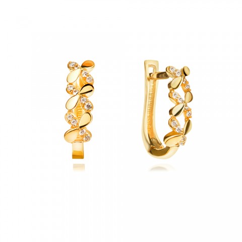 Златни обеци Florisa