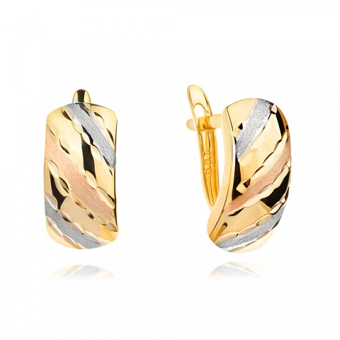 Златни обеци Moela