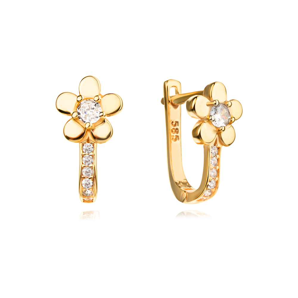 Златни обеци Florella