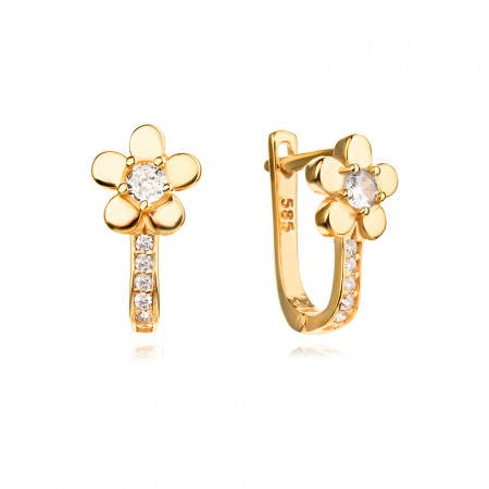 Златни обеци Florella