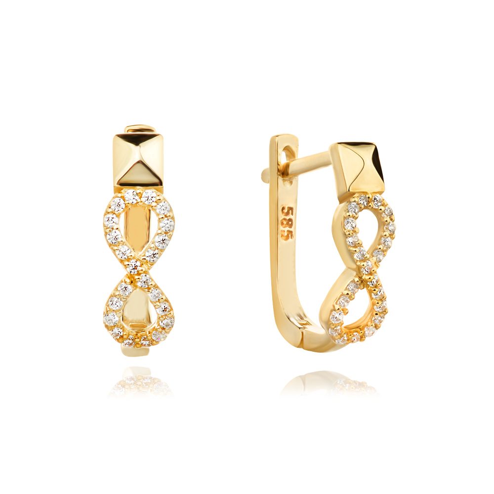 Златни обеци Avela