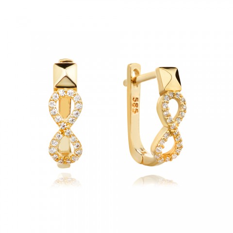 Златни обеци Avela