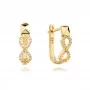 Златни обеци Avela