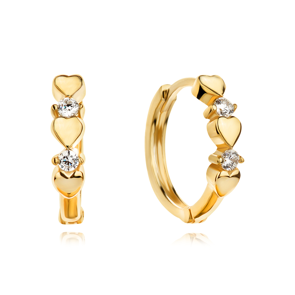 Златни обеци Emelia