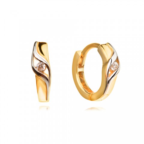 Златни обеци Leafora Златни обеци Leafora