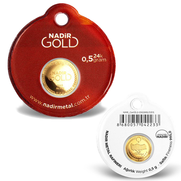0.5g (995) Златно кюлче Nadir