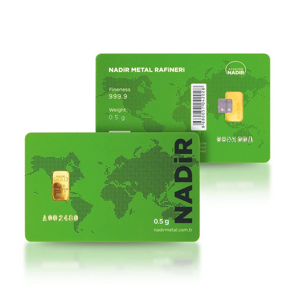 0.5g (999,9) Златно кюлче