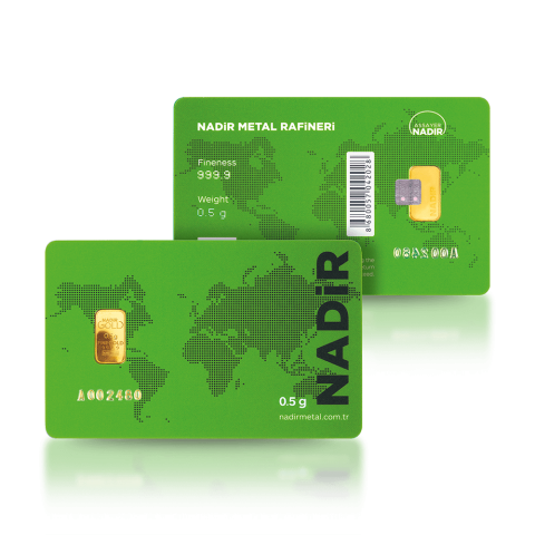 0.5g (999,9) Златно кюлче