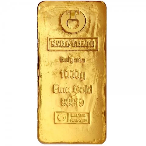 1000g (999,9) Златно кюлче
