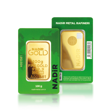 100g (999,9) Златно кюлче