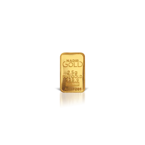 2.5g (999,9) Златно кюлче