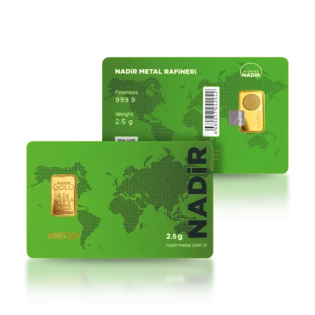 2.5g (999,9) Златно кюлче - Злато (Златни и сребърни бижута)