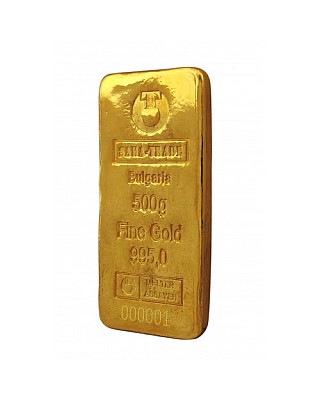 500g (995,0) Златно кюлче
