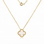Златно колие Clover