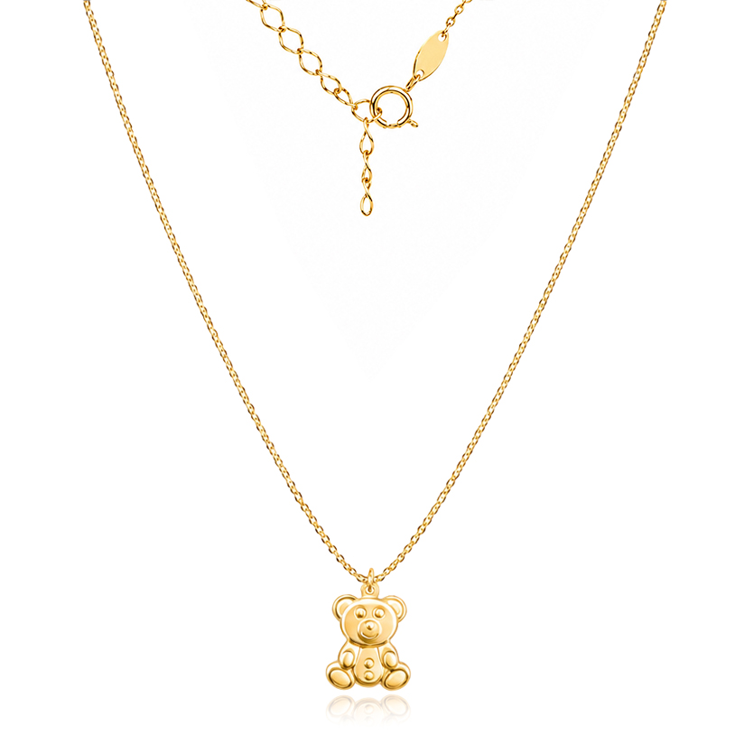 Златно колие Bear - КОЛИЕТА (Златни и сребърни бижута) Златно колие Bear от 14K злато без камъни