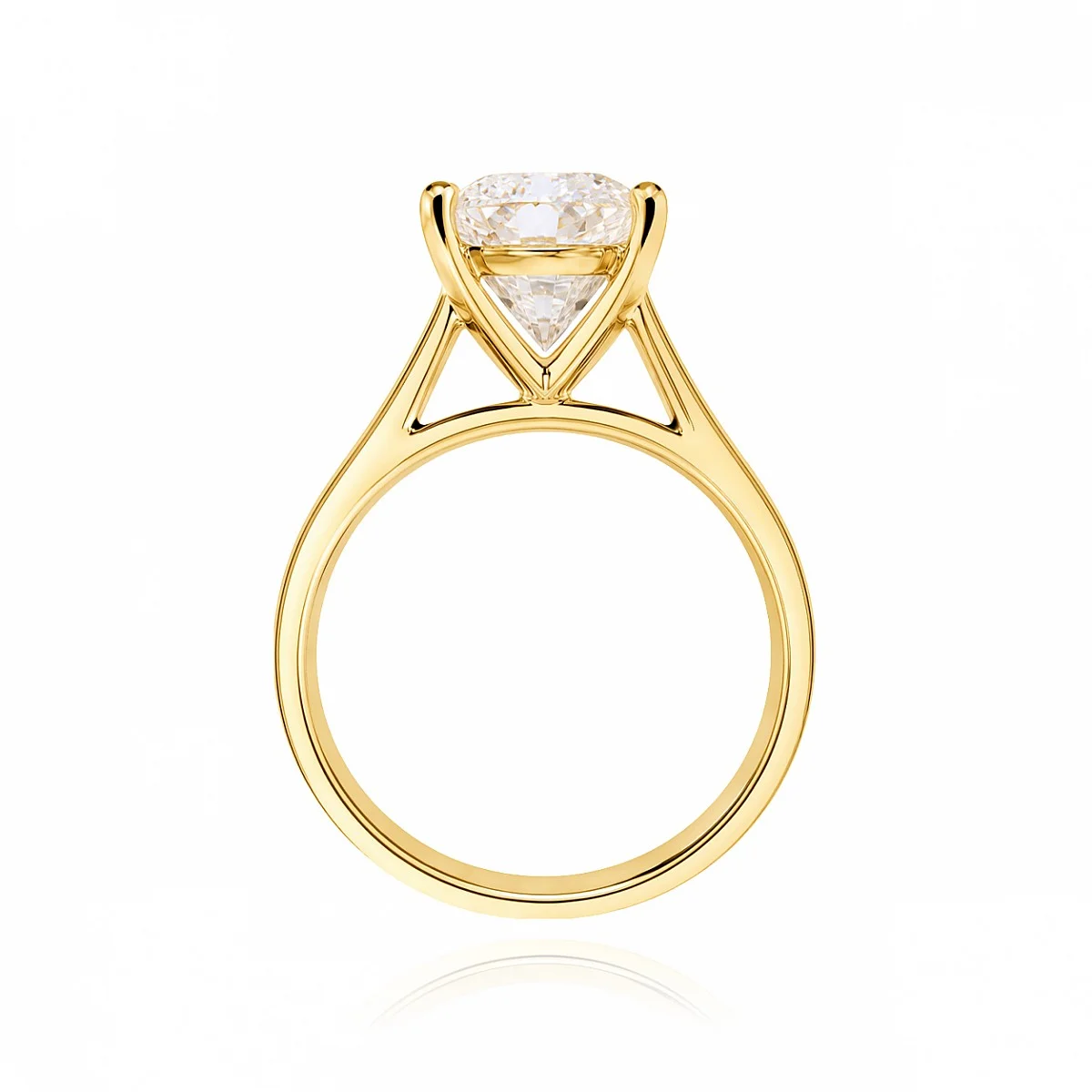 Златен годежен пръстен Morisa с лабораторно отгледан диамант 2,500 ct F-VVS2