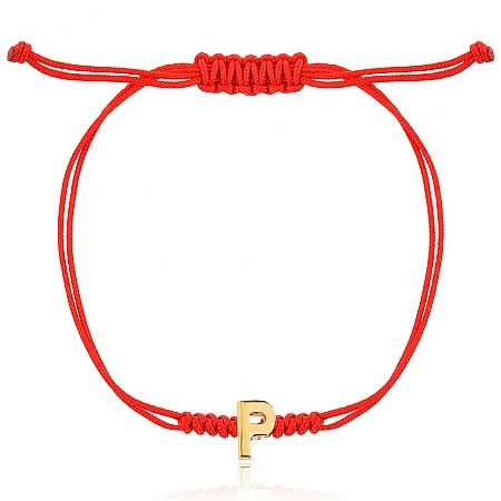 Златна гривна с конец G10915