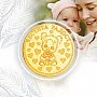 Златна монета Честита радост | Момиче