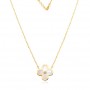 Златно колие Clover