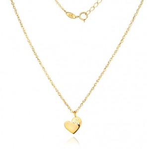 Златно колие Sparkle of love