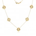 ЗЛАТНО КОЛИЕ Диамантена детелина 