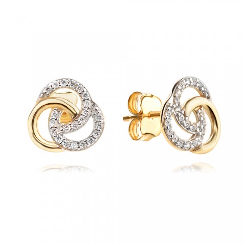 Златни обеци Unity