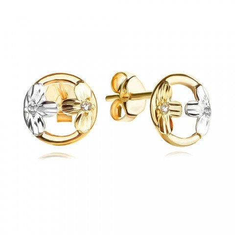 Златни обеци Duo Flora Златни обеци Duo Flora