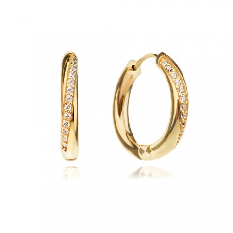  Златни обеци  Ivy