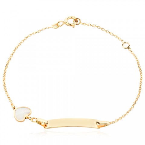 Златна детска гривна Lala Glow