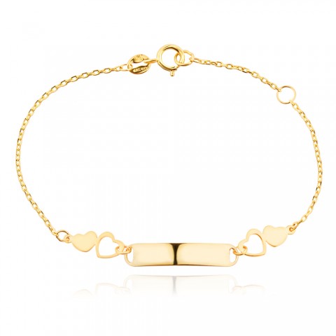 Златна детска гривна Dolly