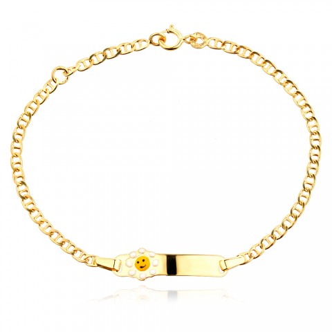 Златна детска гривна Sunshine