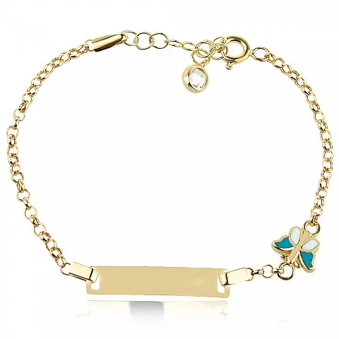 Златна детска гривна Fly Lulu