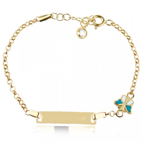 Златна детска гривна Fly Lulu