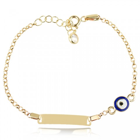 Златна детска гривна Naya Blue