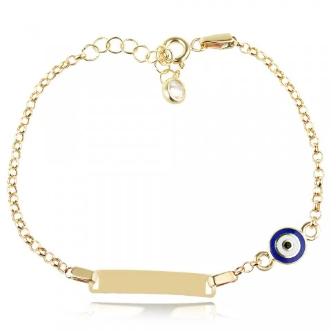 Златна детска гривна Naya Blue