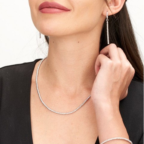 Сребърeн комплект Тopic one