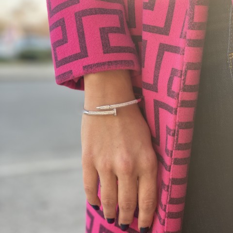 Сребърна гривна Мagnum﻿﻿