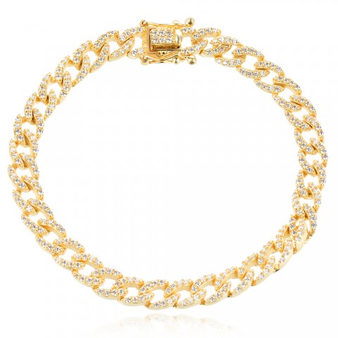 Сребърна гривна Cuban bracelet