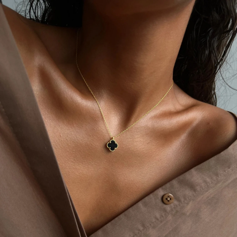 Златно колие Cleef