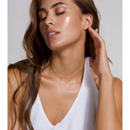 Златно колие с БУКВА