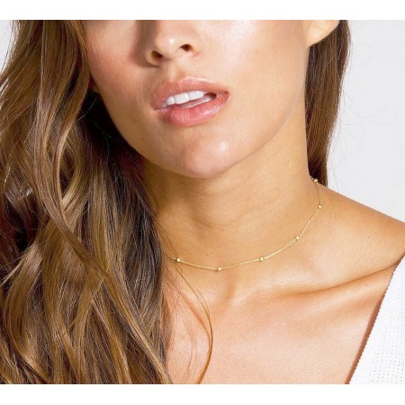 Златно колие с Топчета Златно колие с Топчета